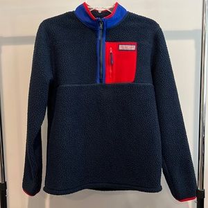 Vineyard Vines Boys 1/4 Zip Sherpa Pullover